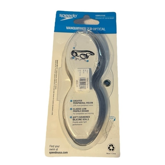 Speedo Vanquisher 2.0 Optical Prescription Goggle - Picture 7 of 8